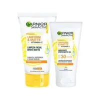 Garnier Skin Cuidados Faciais Kit Hidratante Facial + Limpeza Facial em oferta na Magazine Luiza