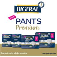 Imagem da promoção Roupa Íntima Descartável Bigfral Pants Premium, G/XG, Regular, 8 unidades