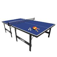 Imagem da promoção Kit Mesa de Ping Pong Klopf 15mm em MDP 1013 - Acompanha 2 Raquetes, 3 Bolinhas, Suporte e Rede