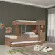 Beliche 3 Gavetas C/ Cama Auxiliar Havana Plus - Atacama - Móveis Santos Andirá - Santos Andira em oferta