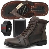 Imagem da promoção Kit de Bota Casual Masculino com Relógio Digital + Chinelo + Carteira - Ferraretto