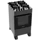 Fogão Atlas 4 Bocas preto Mônaco Top Glass com Acendimento automático - Bivolt em oferta
