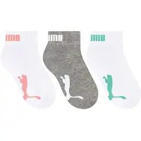 Meia, Cano Baixo Esportiva Kit 3 Pares,Feminino, Puma, Sortidas em oferta na Amazon