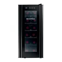 Adega Climatizada Brastemp 12 Garrafas - All Black BZC12 B Controle Digital de Temperatura em oferta na Magazine Luiza