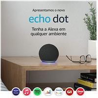 Imagem da promoção Novo Echo Dot (4ª Geração): Smart Speaker com Alexa - Cor Preta