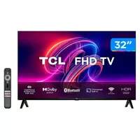 Imagem da promoção Smart TV 32” Full HD LED TCL 32S5400A Android - Wi-Fi Bluetooth Google Assistente 2 HDMI 1 USB