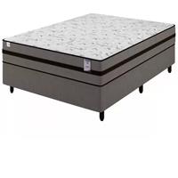 Imagem da promoção Cama Box Casal (Box + Colchão) Plumatex Mola - 62cm de Altura