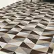 Tapete Dallas Para Sala Ou Quarto Antiderrapante Jacquard 1,35m x 1,00m Caramelo - RViotto Enxovais em oferta