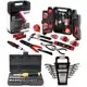 Kit Jogo De Ferramentas 175 Pcs C/ Soquetes E Chaves Faster em oferta
