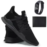 Kit Tênis Caminhada Ever Way + Carteira + Relógio Conforto em oferta na Magazine Luiza