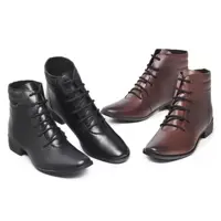 Kit Bota Casual Feminina Bico Fino Conforto Estilo - DAN SHOES em oferta na Magazine Luiza