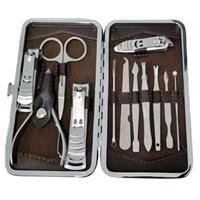 Imagem da promoção Kit Alicates Aço Pedicure Manicure Com 12 Pcs Estojo Viagem - YTMEIFU