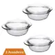 Refratário Redonda Terrina Base 1L Tampa 0,3L Marinex 3Un - Nadir Figueiredo em oferta
