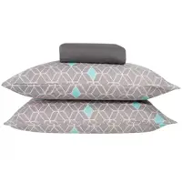 Jogo de Cama Casal La Dotta Microfibra Arabesco - Cinza 3 Peças em oferta na Magazine Luiza