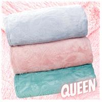 Imagem da promoção Cobertor Queen Flannel 3D Begônia - Casa e Conforto