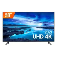 Smart TV LED 50" Ultra HD 4K Samsung 50AU7700 3 HDMI USB Processador Crystal 4K em oferta na Magazine Luiza