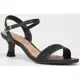 Sandália Beira Rio Salto Fino Feminina - Preto em oferta