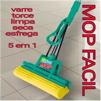 Imagem da promoção mop giratório rodo esfregão flat limpeza chão cozinha área sala comércio limpa tudo - CELESTE