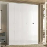 Guarda-Roupa Casal Demóbile Ártico com 5 Portas em oferta na Casas Bahia