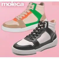 Tênis Cano Médio Moleca Feminino - Branco+Preto em oferta na Zattini