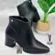 Bota Cano Curto VIZZANO Bico Fino Salto Bloco Feminina (34 ao 39) em oferta