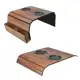 KIT Suporte Porta Copos + Controle Braço de Sofá MDF - spezialle em oferta