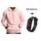 Casaco Moletom Masculino e Feminino liso blusa de frio Canguru com relógio digital -Store P.B K101 - em oferta
