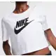 Camiseta Cropped Nike Sportswear Essential Branco em oferta