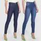 Kit Calça Jeans Skinny Grifle 2 Peças Femininas em oferta