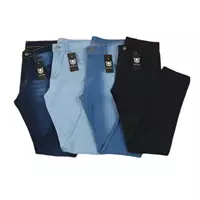 Imagem da promoção kit c/ 4 calças jeans masculina C/Elastano Slim Skynni Oferta ilimitada - MEMORIZE JEANS