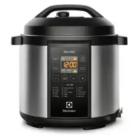 Panela de Pressão Elétrica Electrolux 6L Preta Experience por Rita Lobo (PCC20) em oferta na Magazine Luiza