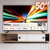 Smart Tv 50" Uhd 4k Philco PTV50G10AG11SK Android Tv - Bivolt em oferta na Compra Certa