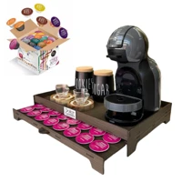 Imagem da promoção Bandeja porta 40 Capsulas Gaveta Embutida decorativo dolce gusto grande mdf organizador apoio servir