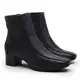 Bota Feminina Em Couro LegÍtimo - Luciana - Preto - Salto 4.5cm - Rangali em oferta