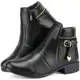 Bota Feminina Cano Curto Feminina Botina Casual Social Preto - BASCINE STORE em oferta