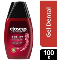 Imagem da promoção Gel Dental Com Flúor Red Hot Ação Antibac Closeup Liquifresh Frasco 100G Close Up