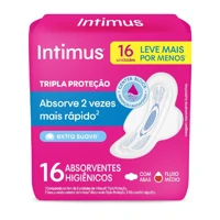 Imagem da promoção Absorvente Tripla Proteção Suave C/Abas- Intimus® 16 unidades