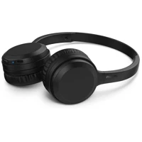 Imagem da promoção Headphone Philips bluetooth on-ear com microfone e energia para 15 horas na cor preto TAH1108BK/55