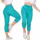 Calça Feminina Jogger Confortável De Malha Bengaline Para Trabalho Casual Cintura Alta em oferta