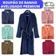 Roupão de Banho Microfibra M e G Adulto Masculino Feminino Manga 3/4 Super Macio - CORTEX em oferta