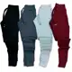 Kit 5 Calça Feminina Básica Ribana Canelada Estilo Moletom em oferta