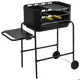 Churrasqueira Portátil Móvel Pro Tork Grill Machine Com Grelha + Espetos - Com Rodinhas em oferta