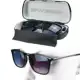 oculos sol masculino protecao uv quadrado aço inox case estiloso em oferta