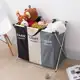 Cesto de armazenamento de roupas sujas com duas dobras em tecido em oferta