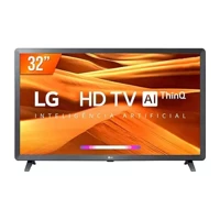 Imagem da promoção Smart TV LG 32 LED HD USB HDMI Wi-fi Bluetooth HDR 10 ThinQ Ai Google Assis. Alexa - 32LQ621CBSBAWZ