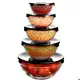 Conjunto Tigela Vidro Bowl Marmita Tampa 5 Peças em oferta