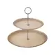 Boleira de Vidro Nell Gold 29cm em oferta