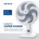 Ventilador de Mesa Mondial 220V, 30cm, 6 pás, Super Power - VSP-30-W em oferta