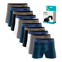 Imagem da promoção Kit 10 Cuecas Boxer Masculina Algodão Lupo Adulto Confortável Original