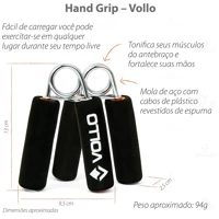 Imagem da promoção Hand Grip Com Cabo de Espuma (Par) Vollo Sports